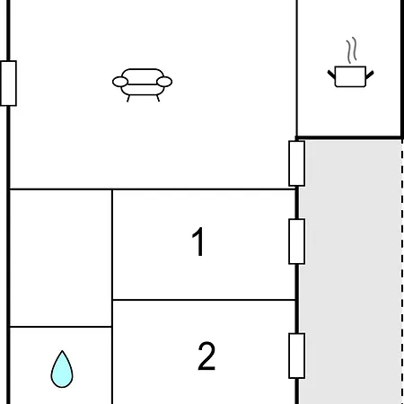 2 Bedroom Cozy In Apartment